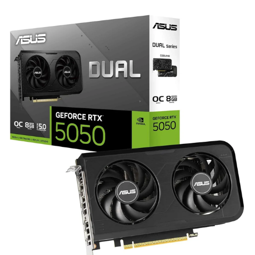 ASUS Dual GeForce RTX 5050 8GB GDDR6 OC Edition Graphics Card
