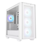 ASUS A21 Plus TG ARGB  PC Case with Pre-Installed ARGB Fans