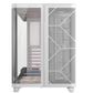 Corsair AIR 5400 RS-R ARGB Triple-Chamber Mid-Tower PC Case