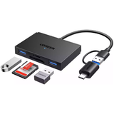 Ugreen 45167 USB-C 4-in-1 Card Reader With 2X USB 3.0 + 1X SD/TF