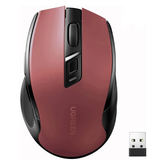 Ugreen 25752 Wireless Ergonomic Silent Click Mouse Red