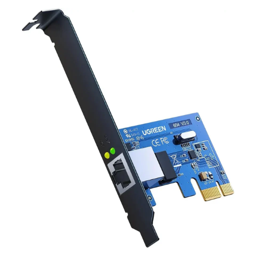 Ugreen 30771 Gigabit 10/100/1000Mbps Ethernet PCI Express Network Controller Card for Desktop PC