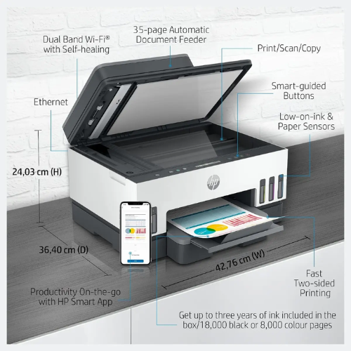 HP Smart Tank 750 Wireless All-in-One Printer