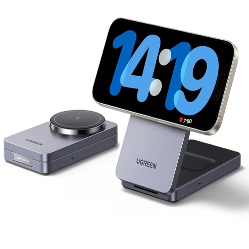 Ugreen 45056 2-in-1 Magnetic Phone and AirPods Wireless Charger