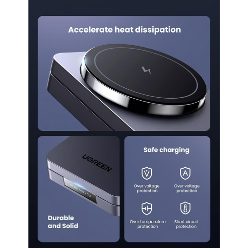 Ugreen 45056 2-in-1 Magnetic Phone and AirPods Wireless Charger