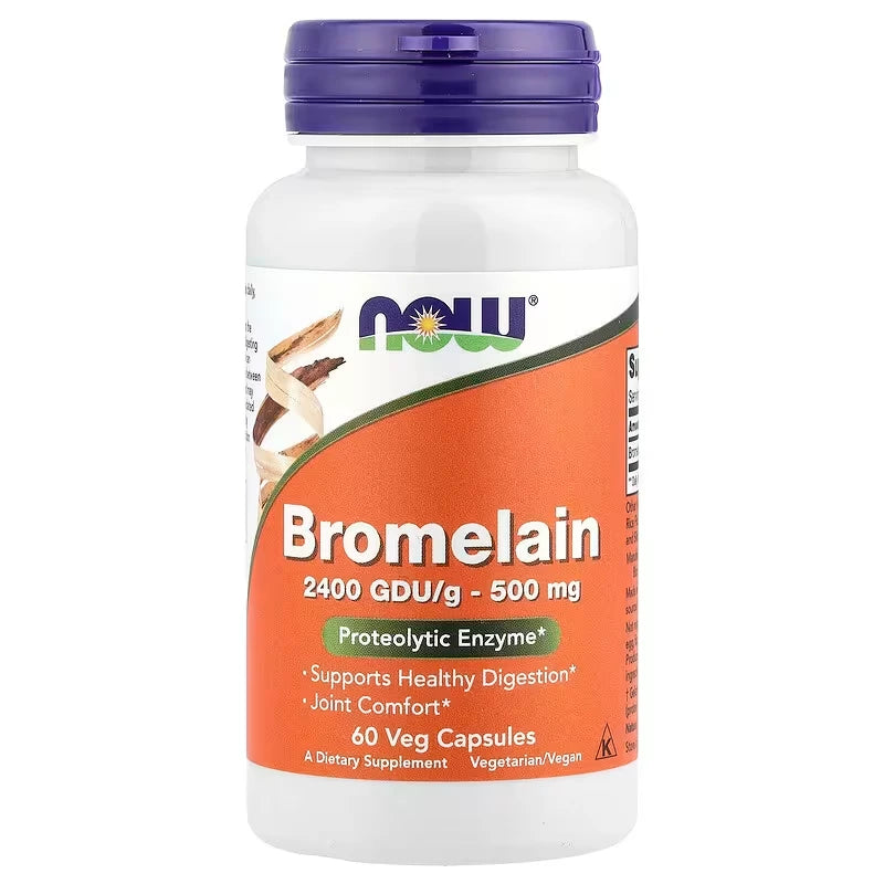 Now Bromelain 500mg 60 Cap