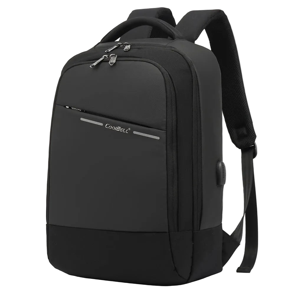 Coolbell  CB 8218 BACKPACK DUAL POCKET (USB) 15.6" BACKPACK BLACK