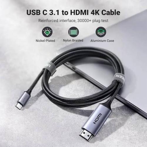 Ugreen 50570 USB Type C to HDMI 4K Cable