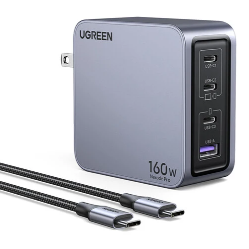 Ugreen 25876 Nexode Pro 160W 4-Port GaN USB-C/USB-A Charger
