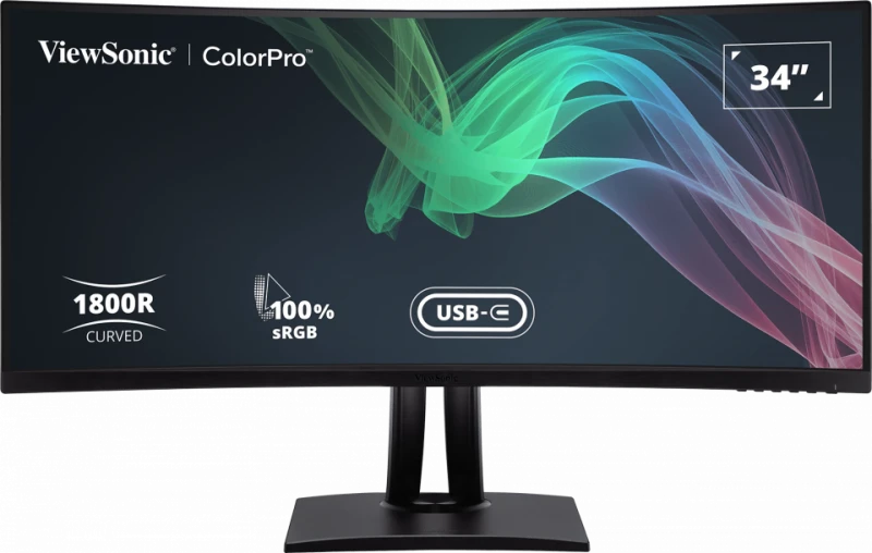 ViewSonic VP3481A 34" UWQHD Curved Monitor