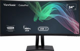 ViewSonic VP3481A 34" UWQHD Curved Monitor