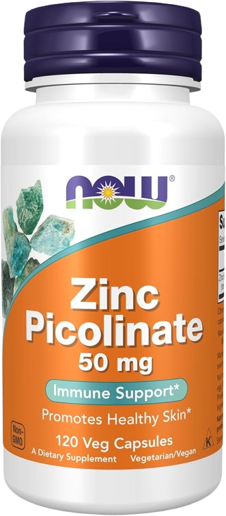 Now Zinc Picolinate 50mg 120 Cap