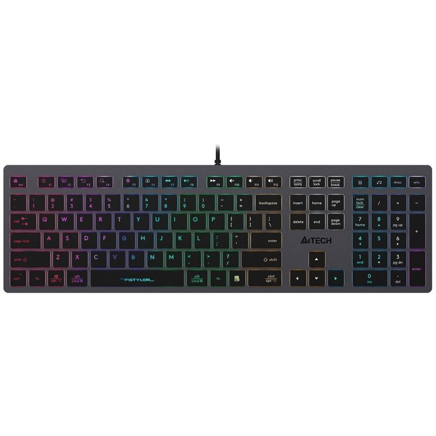 A4Tech FX60 Slim Backlit Neon Keyboard | Rocket.pk – Rocket Online Shopping
