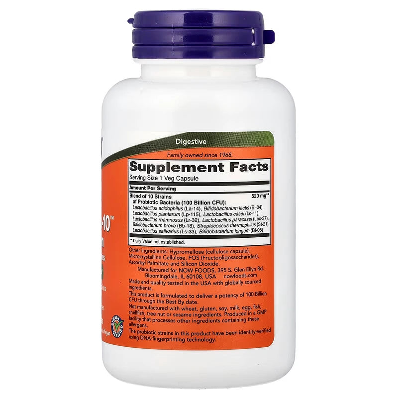 Now Probiotic-10 100 Billion