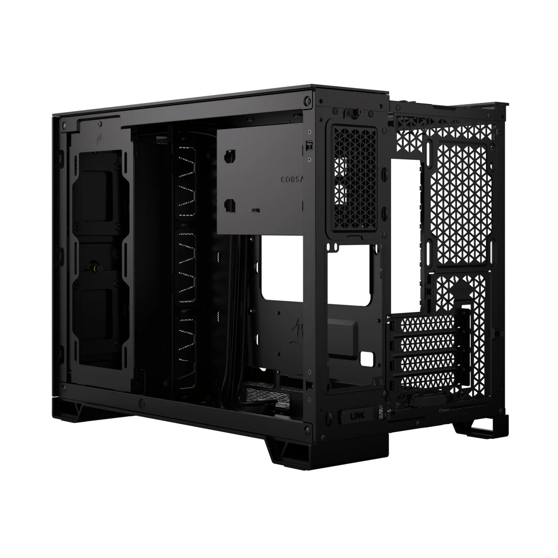 Corsair 2500D Tempered Glass Dual Chamber Case - Black 