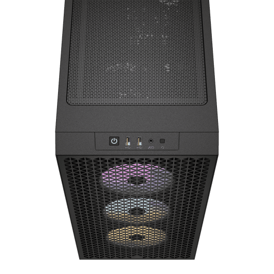  Corsair 3000D 3 RGB Fans Airflow Mid-Tower Case Black CC-9011255-WW