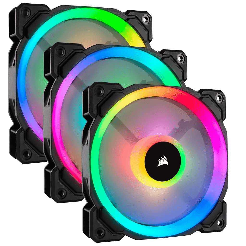 Corsair LL120 120mm RGB PWM Fan Triple Pack w/Lighting