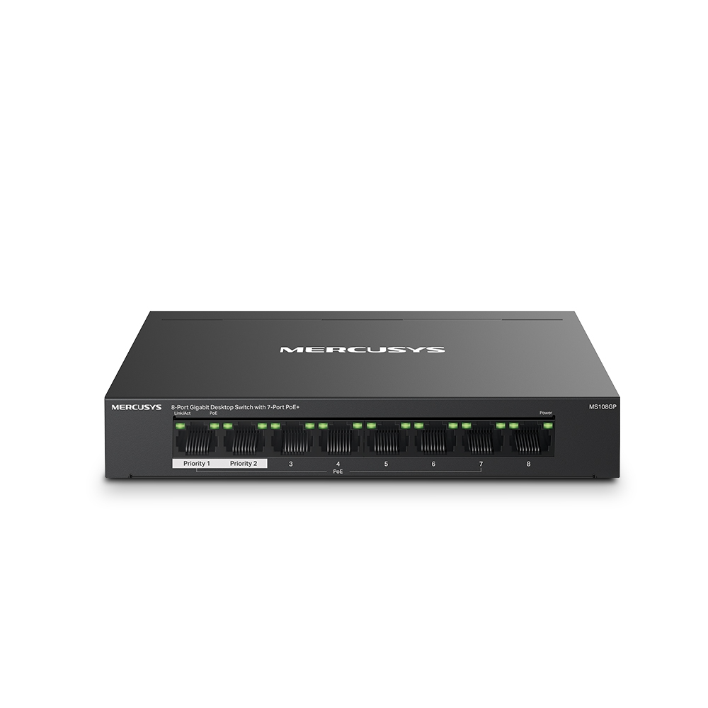 TP LINK MS108GP 8-Port Gigabit Desktop Switch