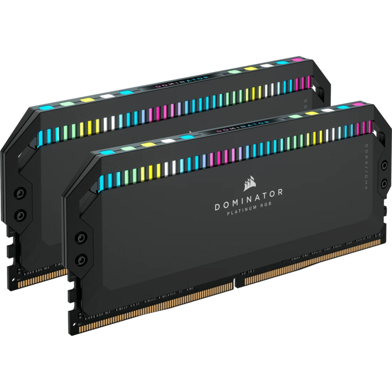 Corsair DOMINATOR® PLATINUM RGB 64GB (2x32GB) DDR5 DRAM 6000MT/s CL30  CMT64GX5M2B6000Z30 