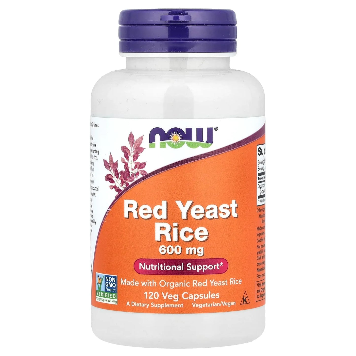 Now Red Yeast Rice 600mg 60 Cap