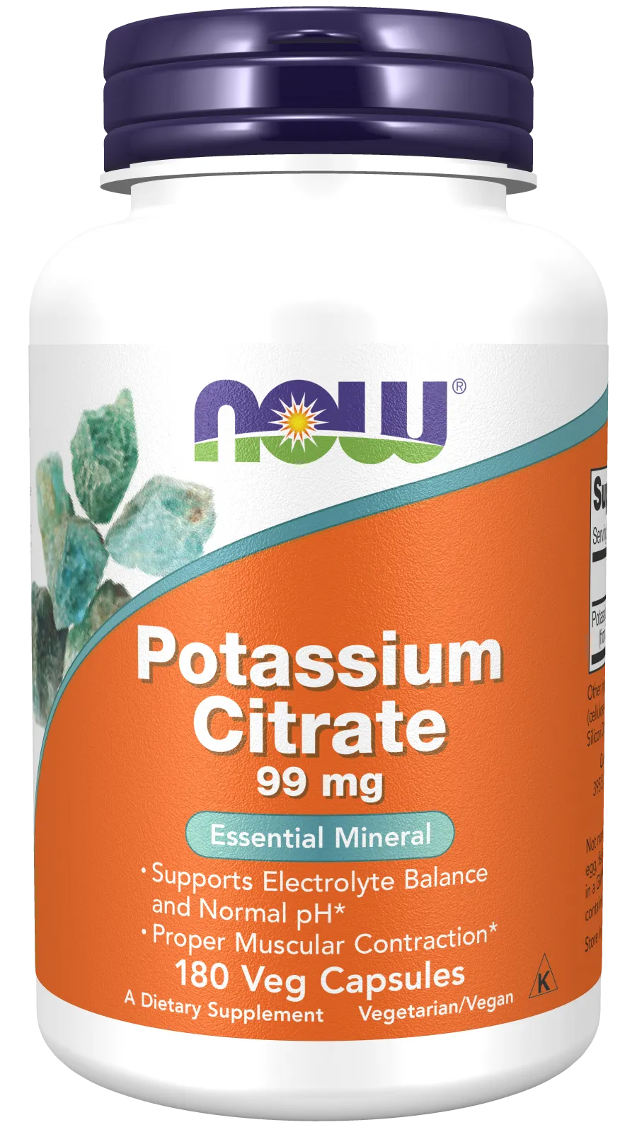 Now Potassium Citrate 99mg 180 Cap