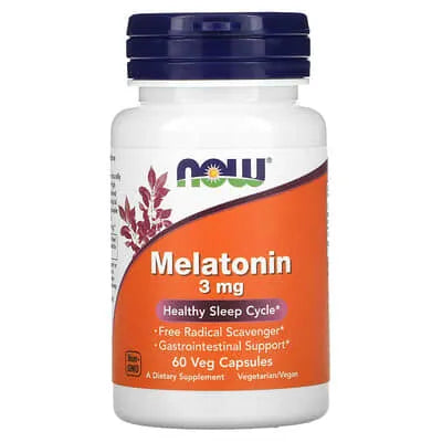 Now Melatonin 3mg 60 Cap