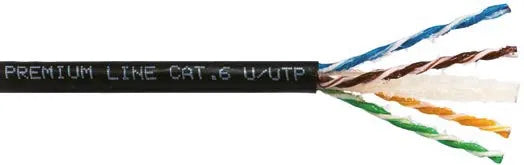 Premium Line CAT6 4 PAIR U/UTP 24 Awg Cable