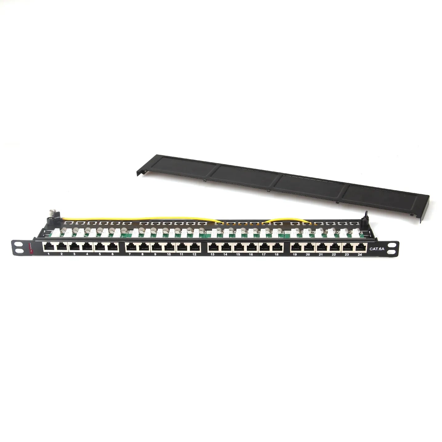 Premium Line Cat 6A Shielded 24 Port Patch Panel