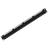 Premium Line Cat 6 180 Degree UTP 24 Port Patch Panel