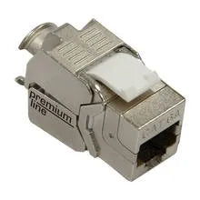 Premium Line Cat 6A 180° Shielded Keystone Jack