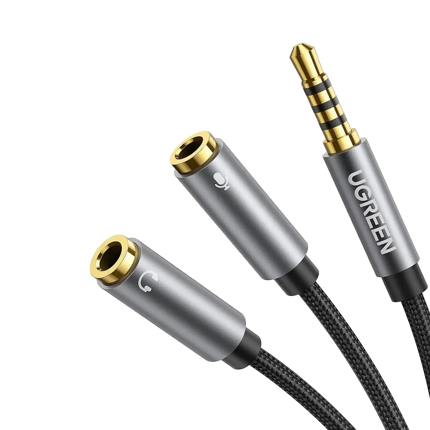 Ugreen 30619 3.5mm Male to 2 Female Audio Cable