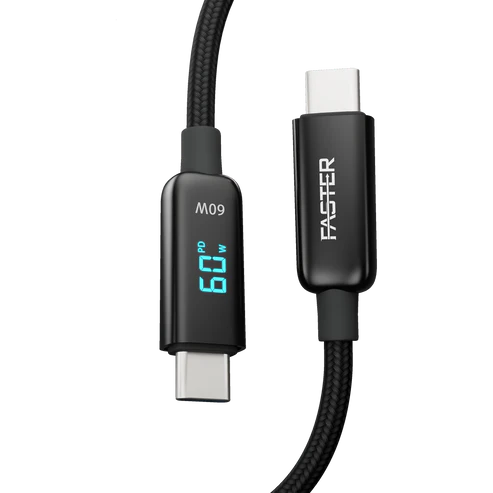 Faster 60W USB-C To USB-C Data Cable