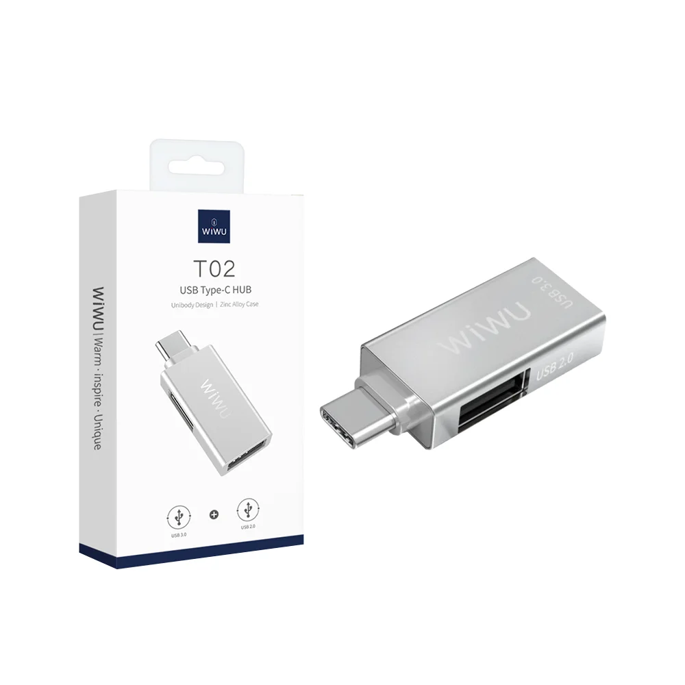 WiWu T02 USB Type-C HUB