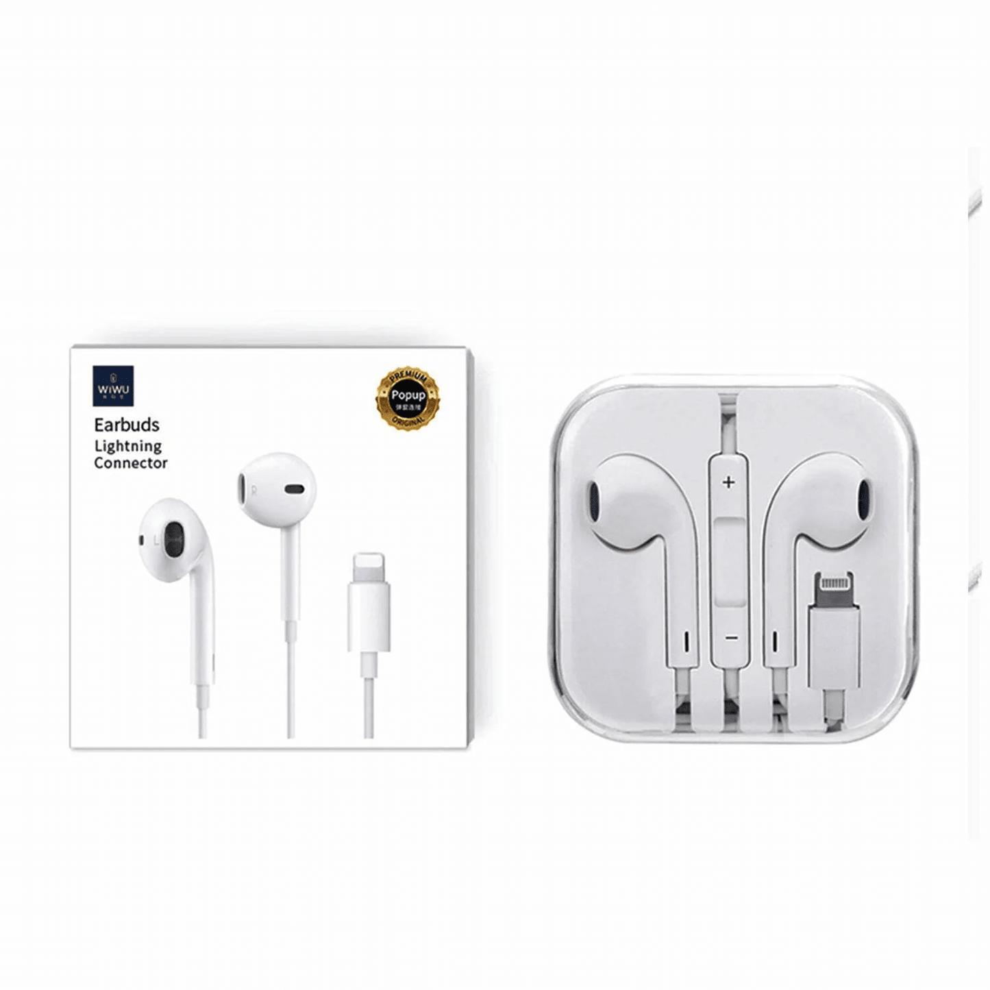 Wiwu 302 Earbuds Lightning Connector Popup