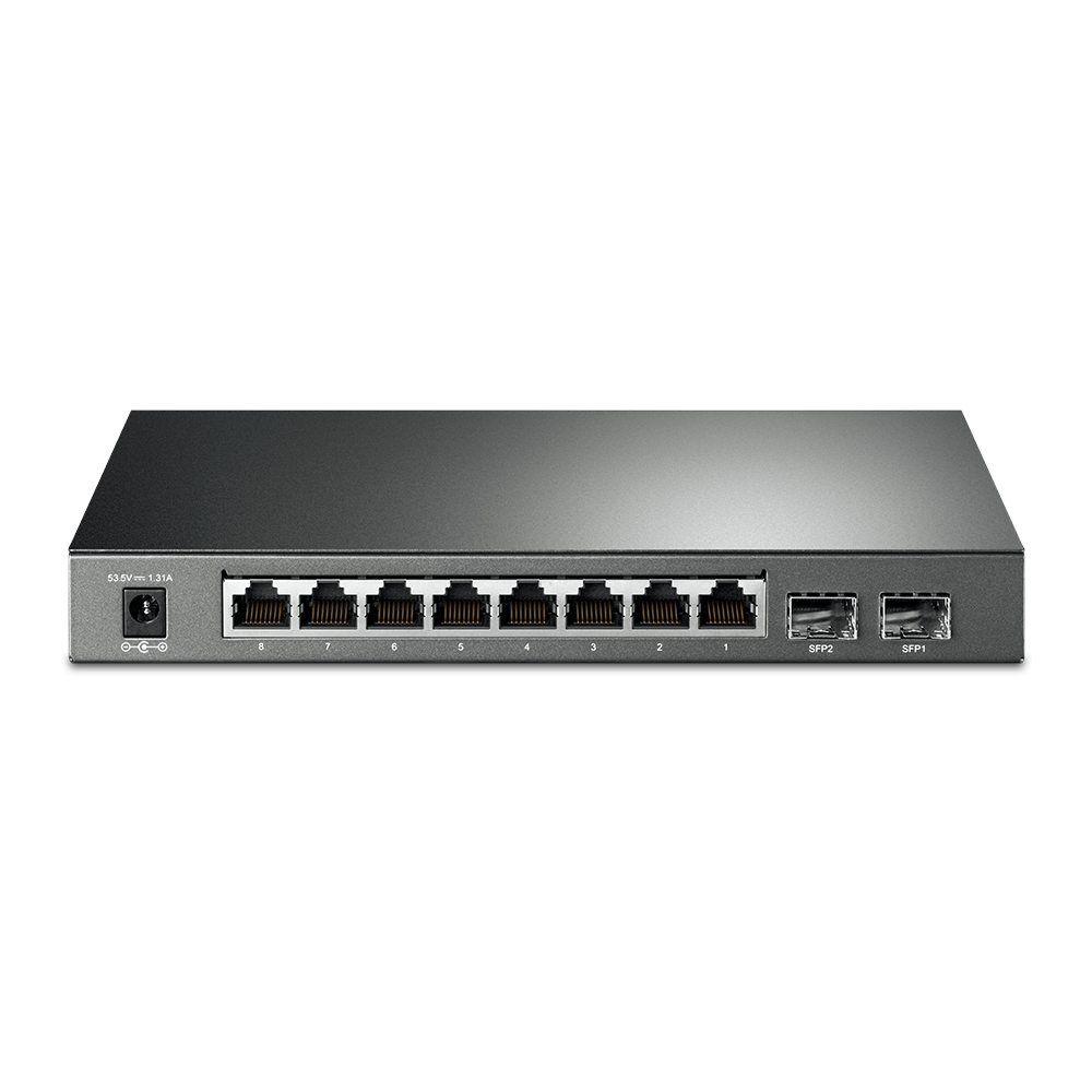 TPLINK JETSTREAM 10-PORT GIGABIT SMART SWITCH WITH 8-PORT POE+ TL-SG2210P
