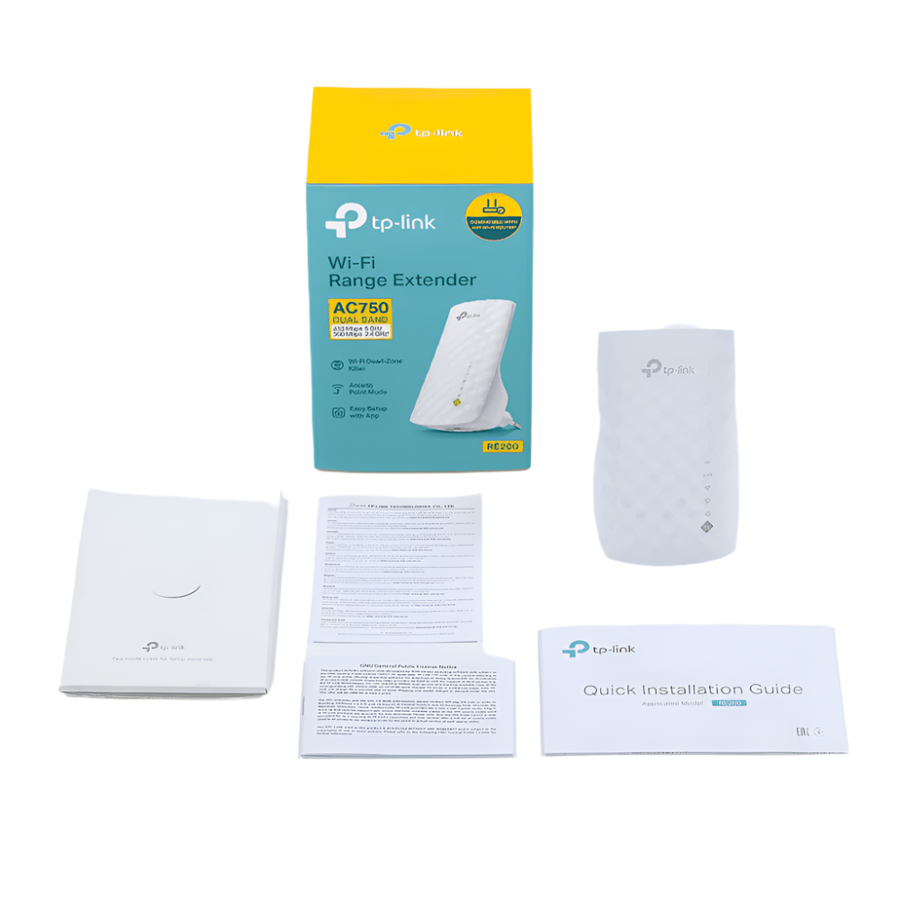 TP-LINK RE200 AC750 Wi-Fi Range