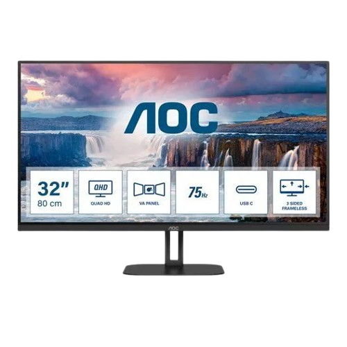 Aoc Q32V5CE Frameless LED Monitor