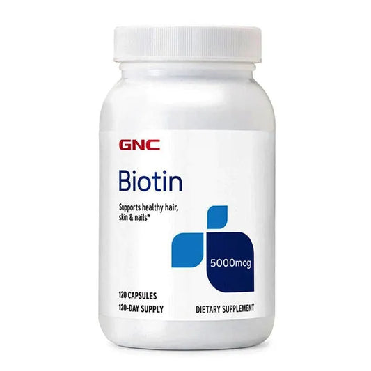 GNC Biotin 5000 MCG 120 Capsules