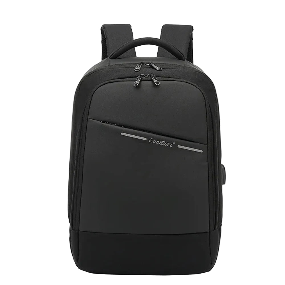 Coolbell  CB 8218 BACKPACK DUAL POCKET (USB) 15.6" BACKPACK BLACK