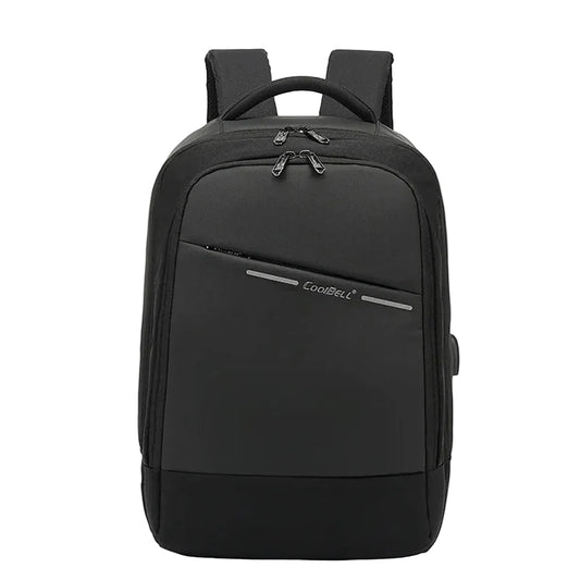 Coolbell  CB 8218 BACKPACK DUAL POCKET (USB) 15.6" BACKPACK BLACK