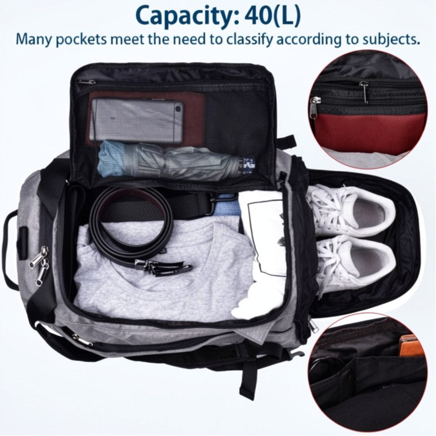 Duffle Gym40L Compartment Bag
