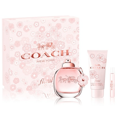 Coach Floral 3 Pcs Travel Set