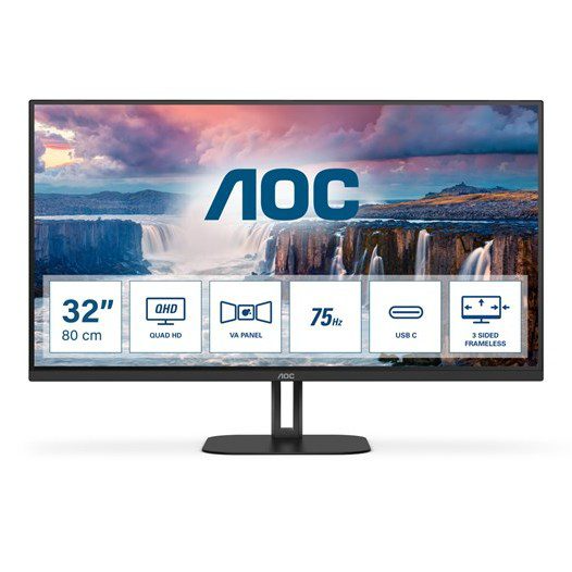 Aoc Q32V5CE Frameless LED Monitor