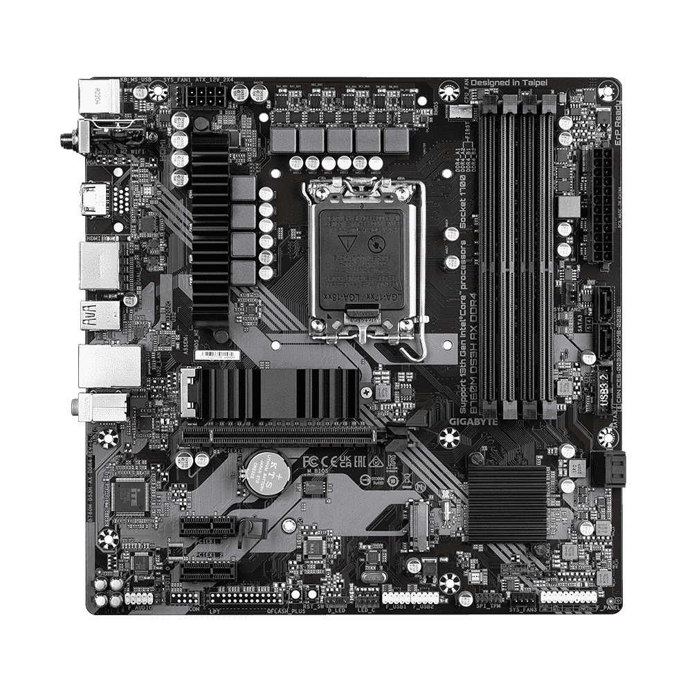 Gigabyte B760M DS3H AX DDR4 Motherboard