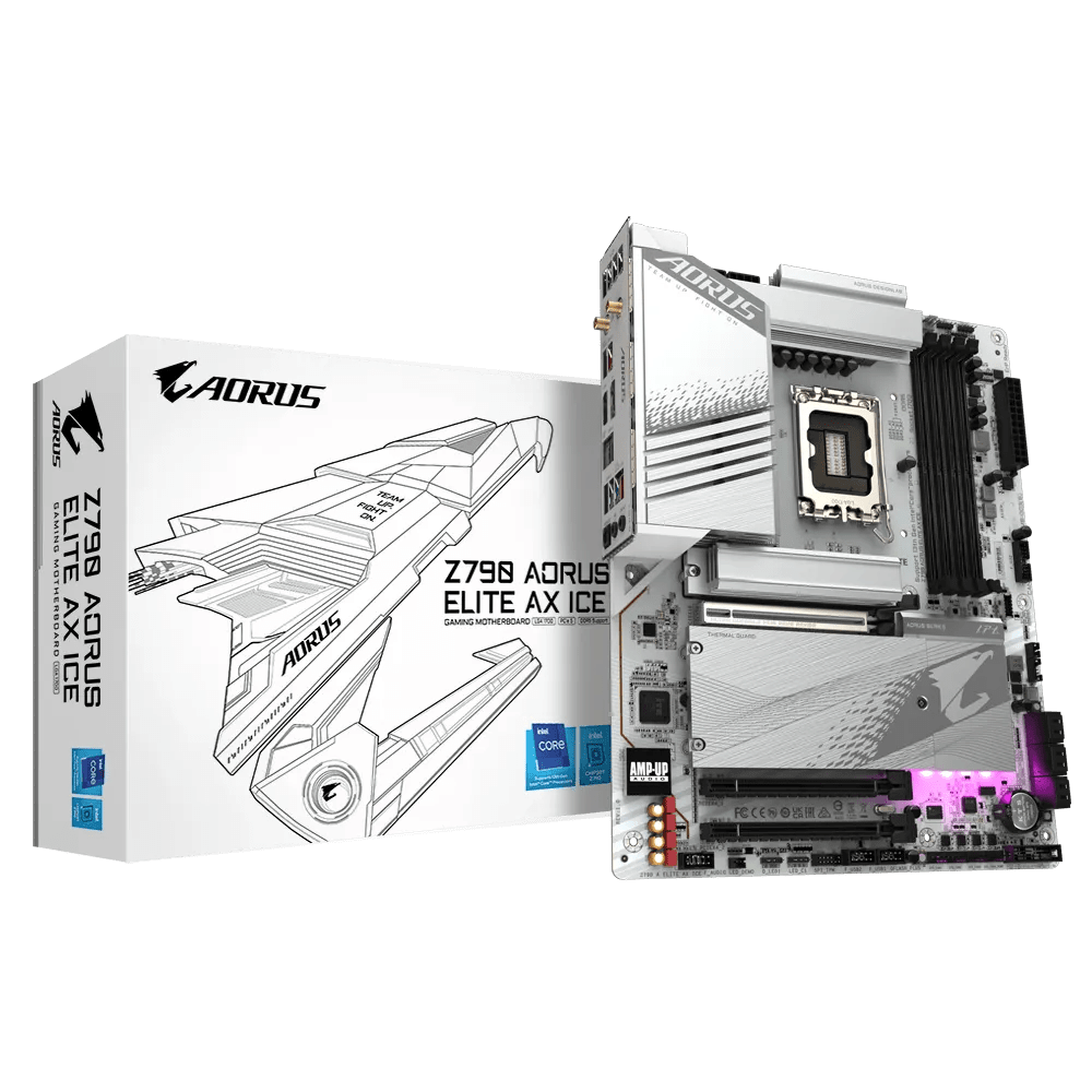 Gigabyte Z790 Aorus Elite AX Ice Motherboard