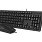 A4tech KK-3330S Keyboard and Mouse Combo Black 