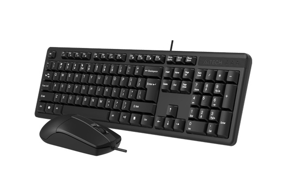 A4tech KK-3330S Keyboard and Mouse Combo Black 