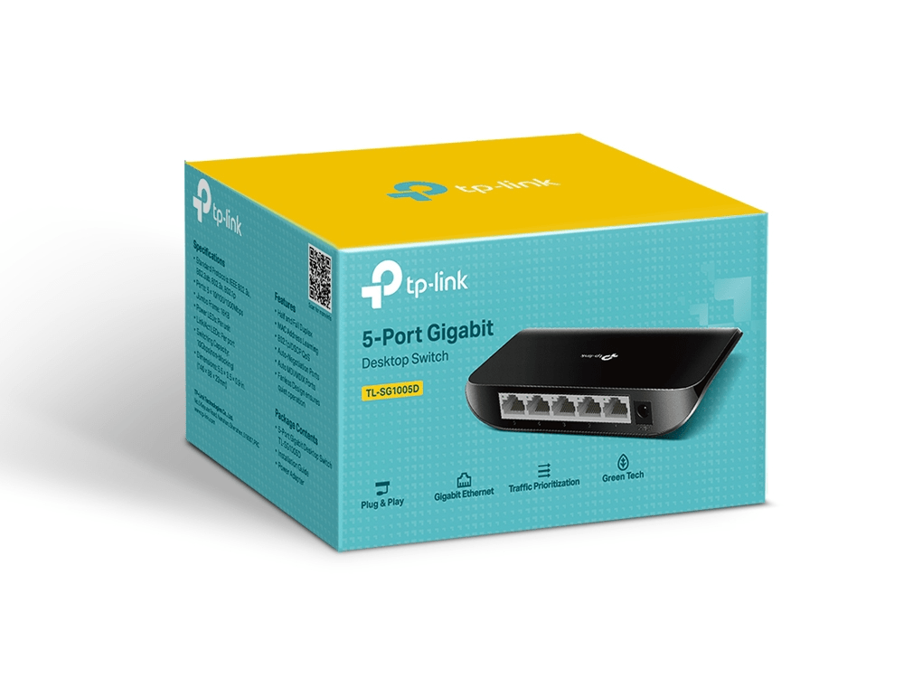 TP-Link TL-SG1005D 5-Port Gigabit Desktop