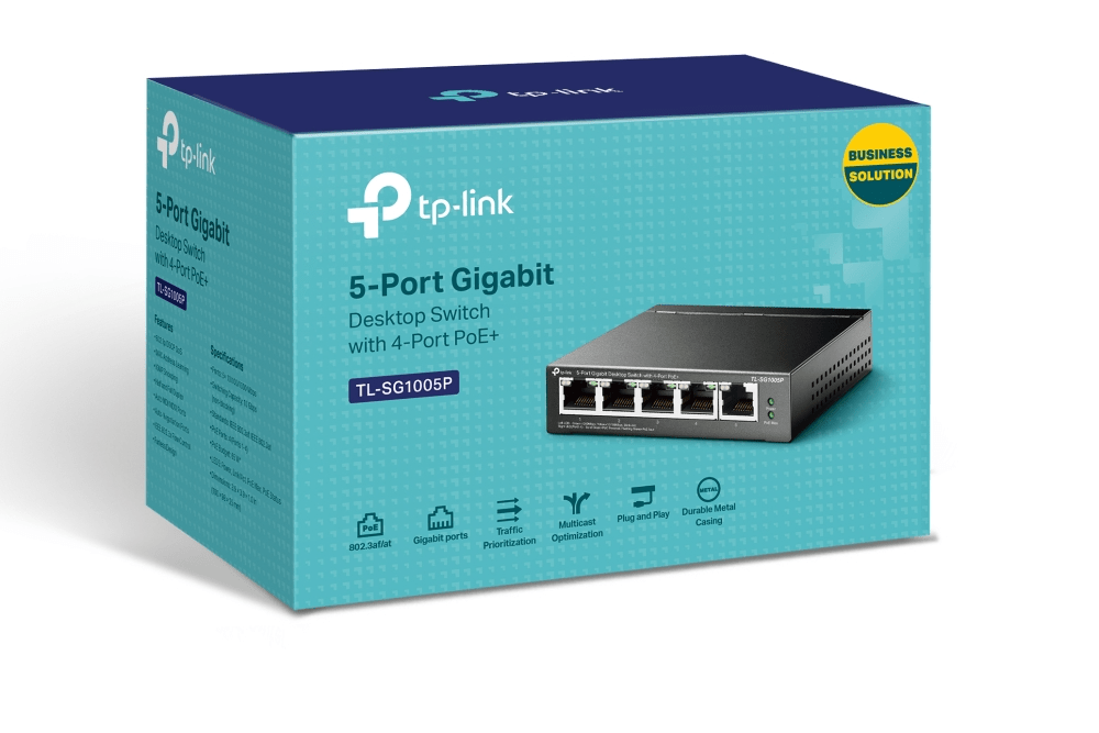 TP-Link TL-SG1005P 5-Port Gigabit Desktop PoE