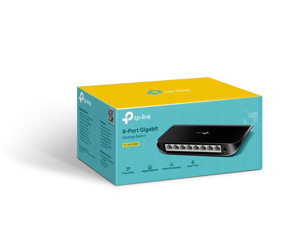 TP-Link TL-SG1008D 8-Port Gigabit Desktop